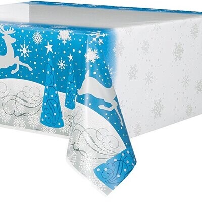 Tablecover - Silver Snowflake