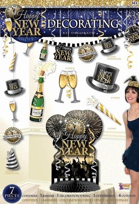 Decorating Kit - Happy New Year- 7pcs