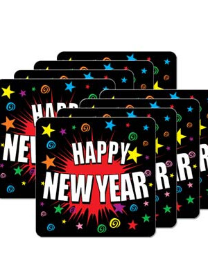 New Year - Drink Costers - 8 PCS