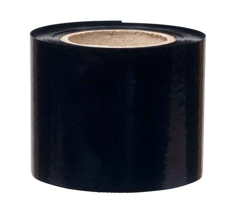 Metallic Streamer - Black -  2&#39;&#39;x100ft - 1pc