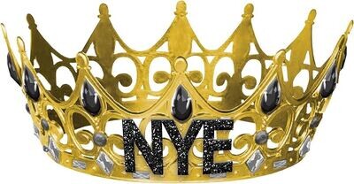 New Year - Jeweled  Crown Gold