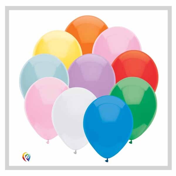 Funsational Assorted Latex 12&quot; Balloons - 100 pk