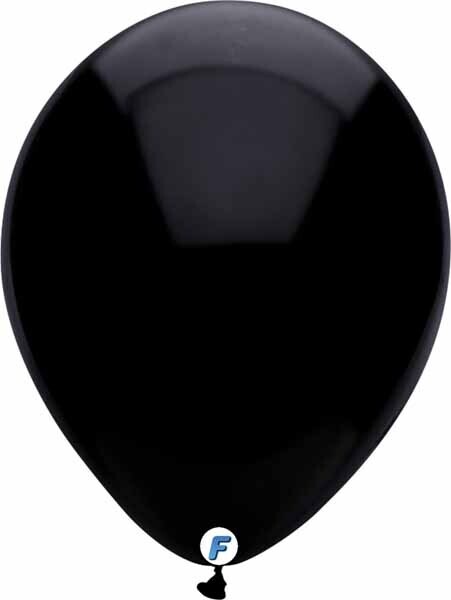 Funsational Latex 12&quot; Black - 100 pk