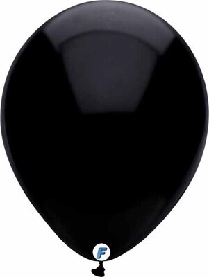 Funsational Latex 12&quot; Black - 100 pk