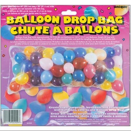 Balloon Drop Bag- 80&quot;x36&quot;