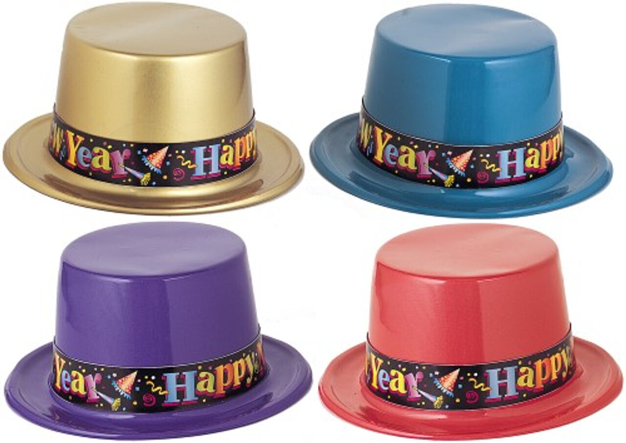 New Year Top Hat Plastic