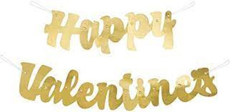 Banner- Happy Valentine&#39;s- 3.74ft