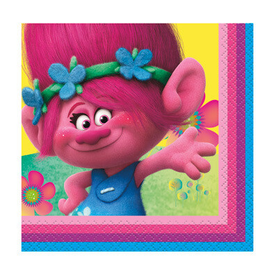 Napkins - BV - Trolls - 16pkg - 2ply