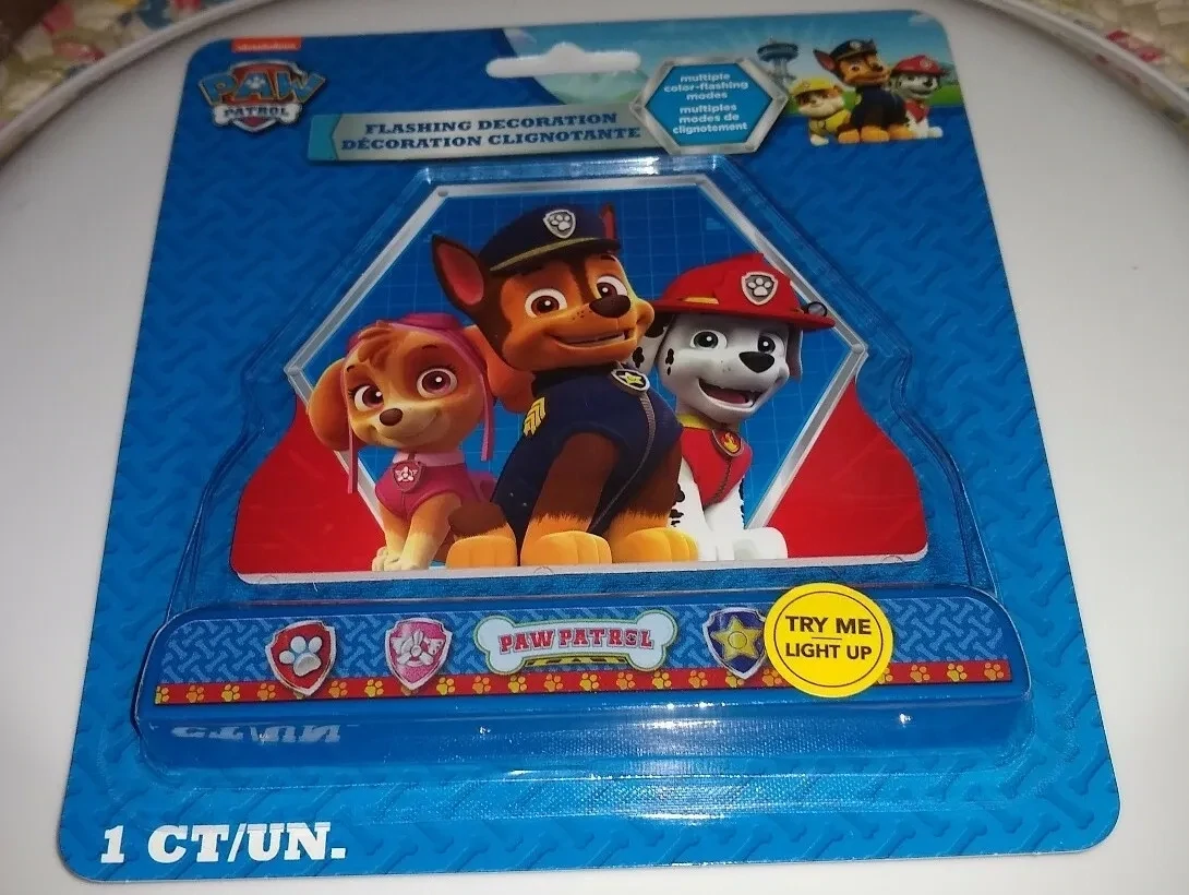 Flashing Cake Topper - Paw Patrol