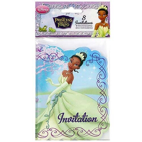 Invitations-Princess and the Frog-8pk (Discontinued)