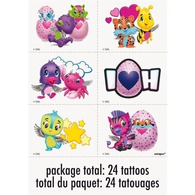 Tattoos- Hatchimals- 24pk