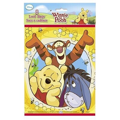 Loot Bags-Winnie the Pooh-8pk