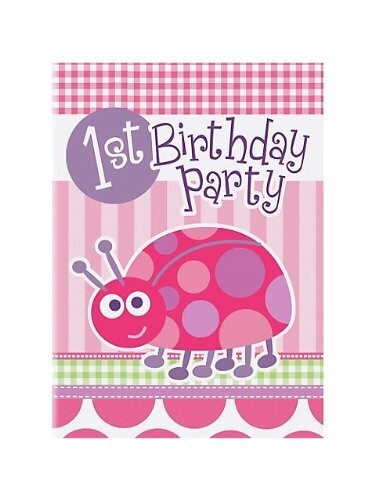 Invitations-1st Bday Ladybug