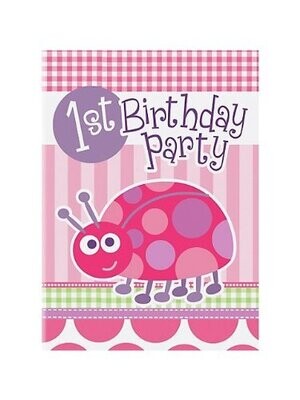 Invitations-1st Bday Ladybug