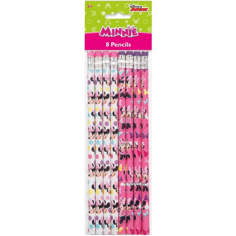 Minnie Mouse Pencils 8pk
