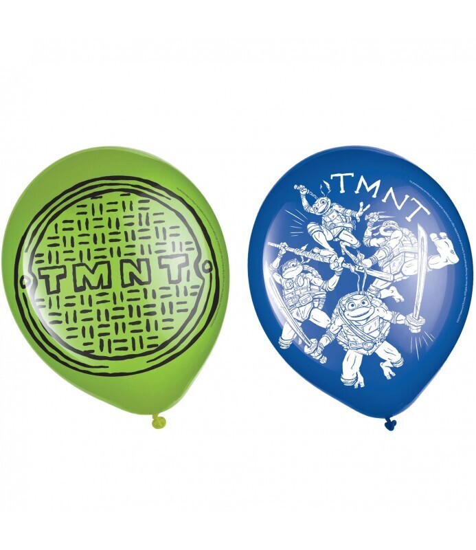 Latex Balloons - Teenage Mutant Ninja Turtles - 6pkg