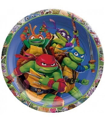 Plates - LN - Teenage Mutant Ninja Turtles - 6pkg