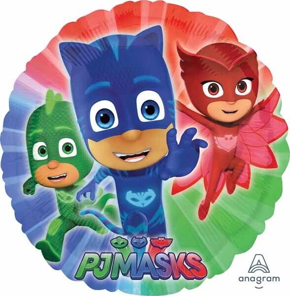 Foil Balloon - P J Masks - 18&quot; Round