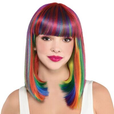 Wig - Rainbow Long Bob Wig