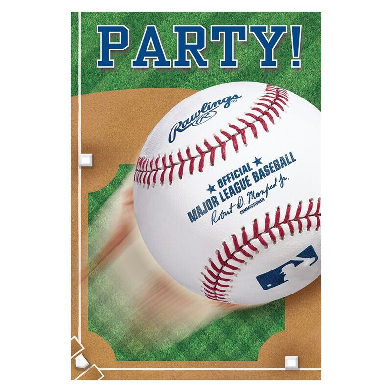 Rawlings™ Baseball Postcard Invitations