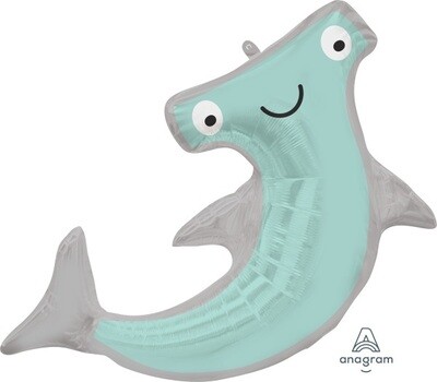Foil Balloon - Hammerhead Shark - 41&quot;