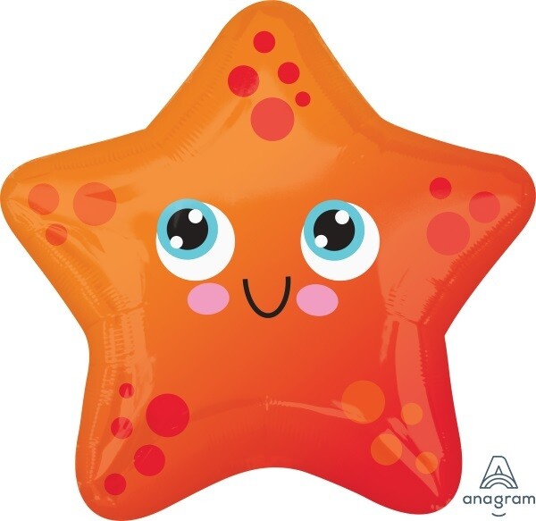 Foil Balloon - Star Fish - 18&quot;