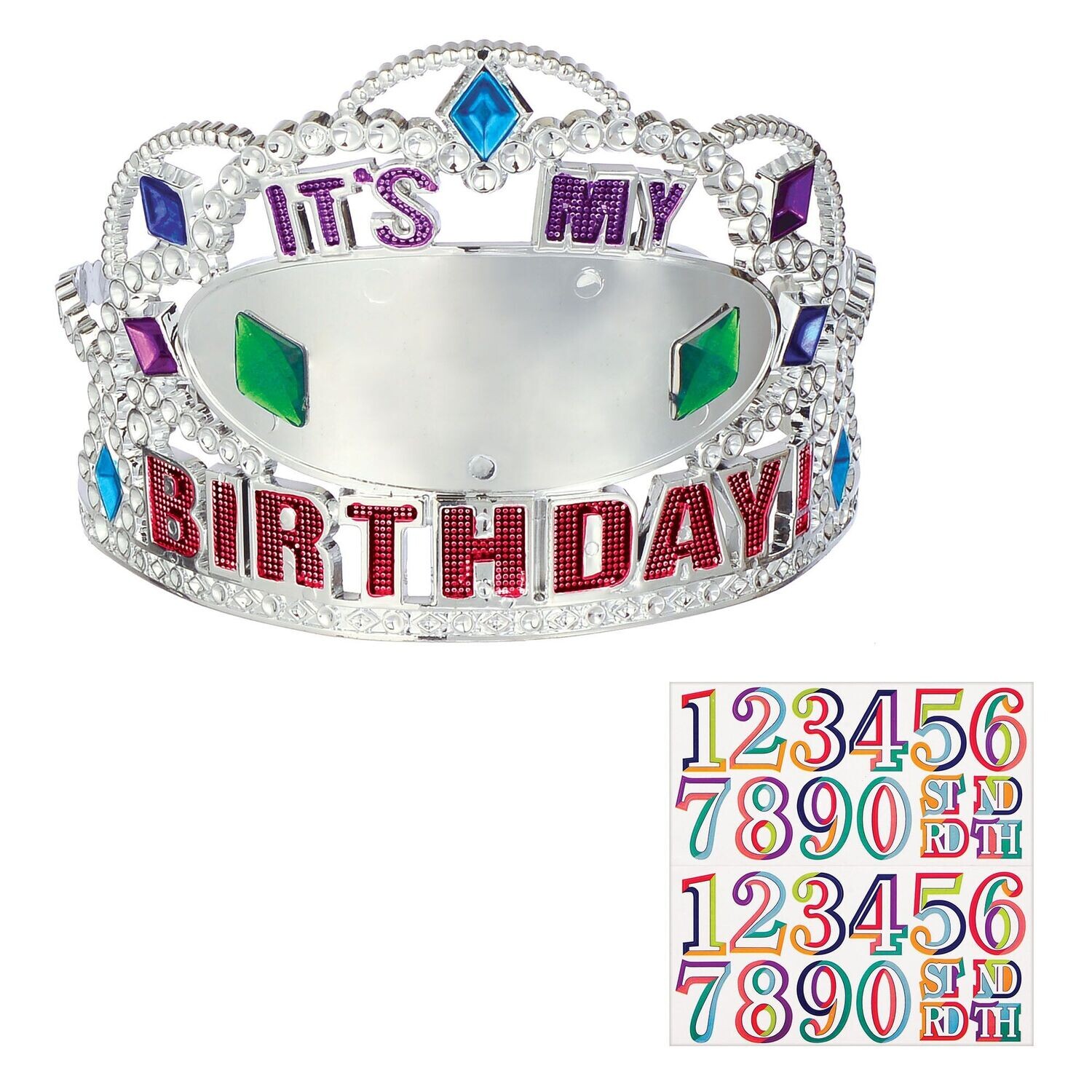 Here&#39;s to Your Birthday Add Any Age Tiara