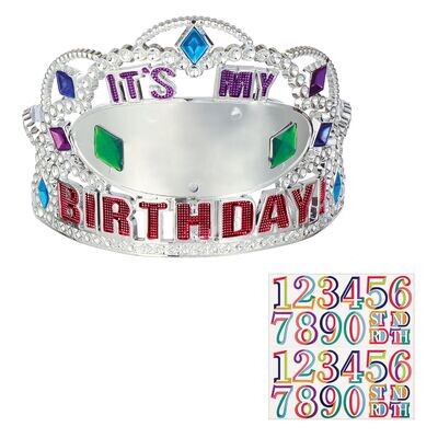 Here&#39;s to Your Birthday Add Any Age Tiara