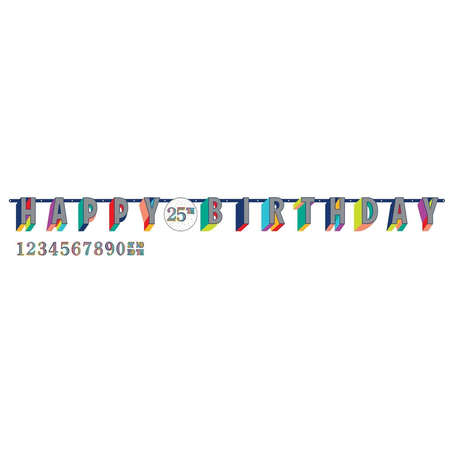 Here&#39;s To Your Birthday Jumbo Add-An-Age Letter Banner