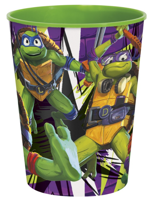 TMNT Mutant Mayhem 16oz Plastic Stadium Cup