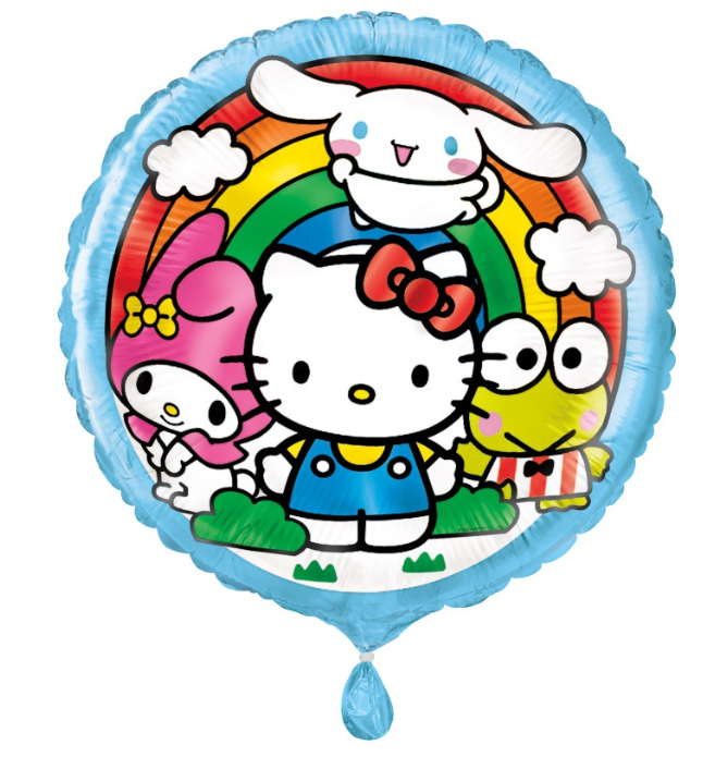 Hello Kitty &amp; Friends Round Foil Balloon 18&quot;