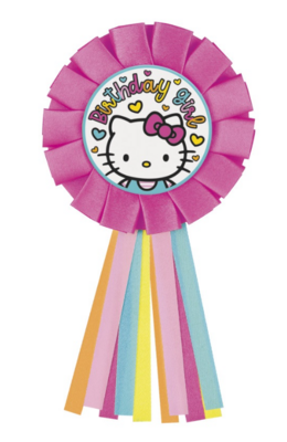 Hello Kitty &amp; Friends &quot;Birthday Girl&quot; Badge