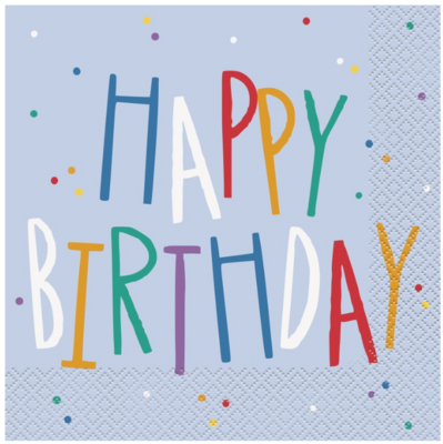 Birthday Mayhem Luncheon Napkins 16ct