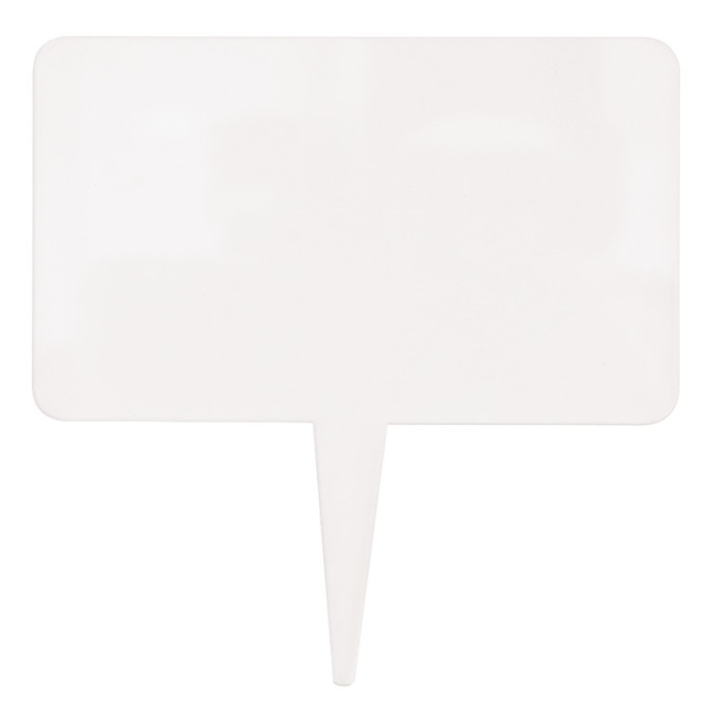 Clear Acrylic Write-On Food Label Picks 6ct