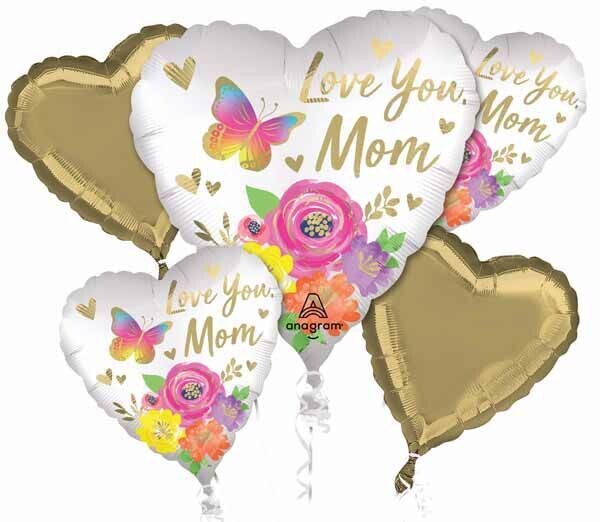 LOVE YOU MOM FLORAL BOUQUET