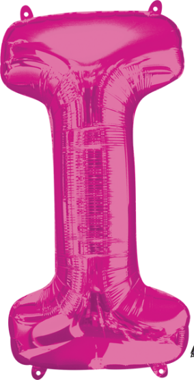 Foil Balloon - Pink - I - 34&quot;
