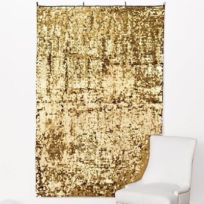 Sequin Backdrop - Gold