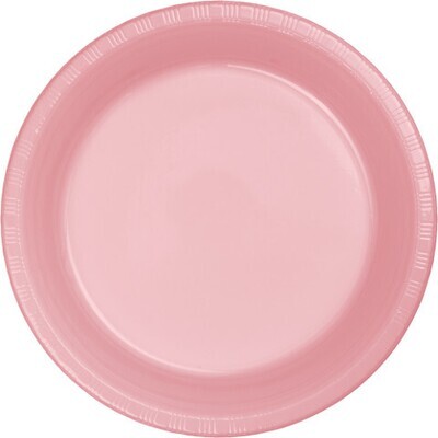 Plastic Plates 20pc Classic Pink (Discontinued) 10 1/4&quot;
