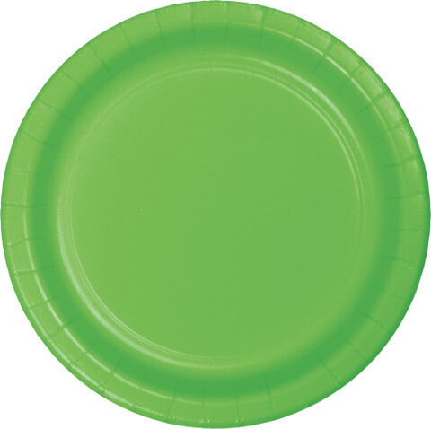 Paper Plates 24pc Citrus Green 8 3/4&quot;