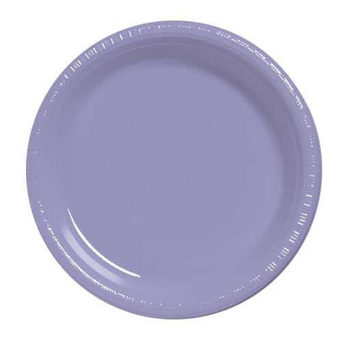 Plastic Plates 20pc Lavender 9&quot;