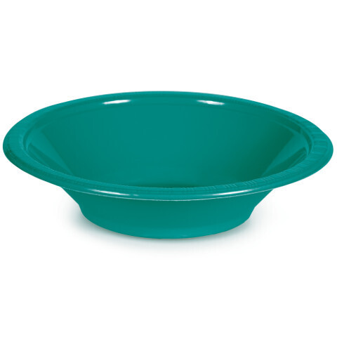Plastic Bowls 20pc Tropical Teal (Discontinued) 12 oz
