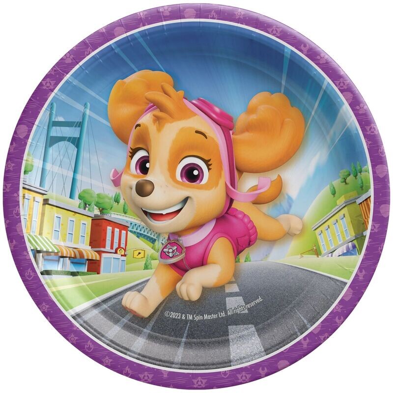 Paw Patrol- Skye 7&quot; Plates