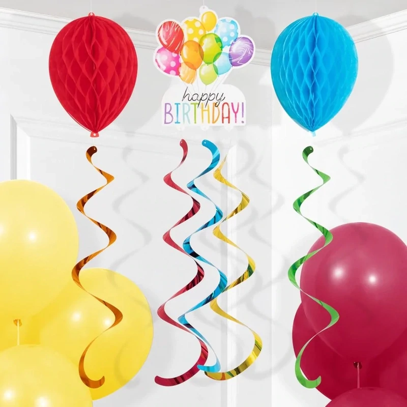 Hanging Decoration - Balloon Bash - 3pcs