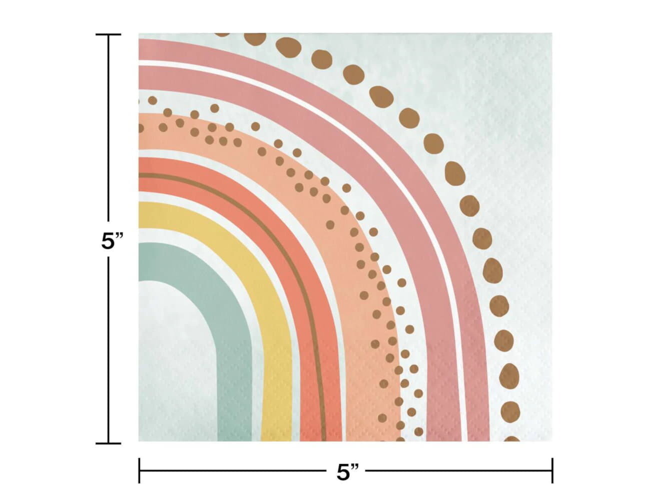 Napkins Bev - Boho Rainbow