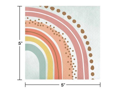 Napkins Bev - Boho Rainbow