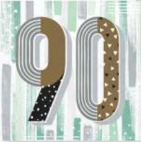 Napkins - LN - Minted Milestone 90 - 16PK - 2PLY