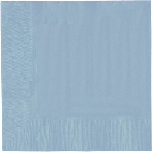 Napkins 50pc Powder Blue (Discontinued) 15 3/4&quot; X 15 3/4&quot;