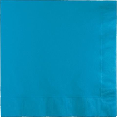 Napkins 50pc Turquoise 12 7/8 X 12 7/8&quot;