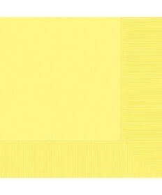 Napkins 50pc Light Yellow 13&quot; X 13&quot;