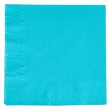 Napkins 50pc Bermuda Blue 9 7/8&quot; X 9 7/8&quot;